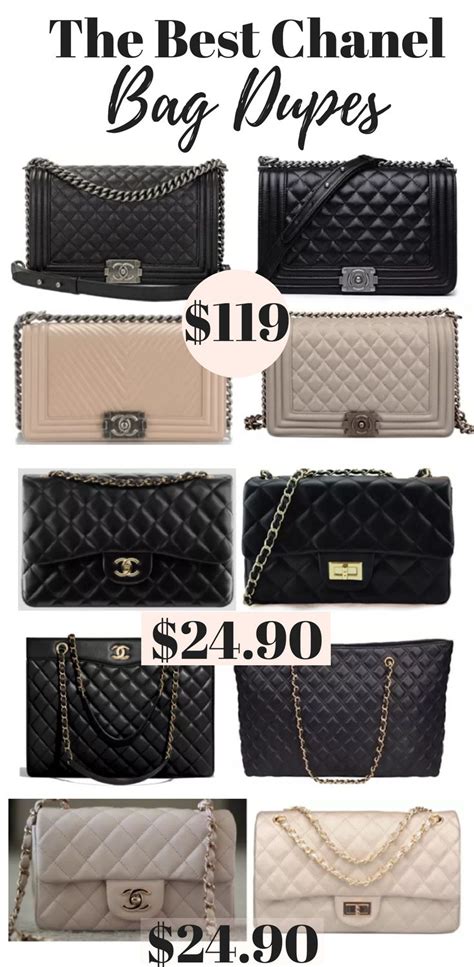 best chanel boy dupe|bags that look like chanel.